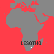 Map of Lesotho