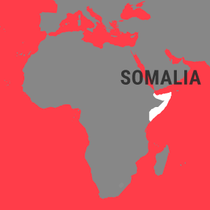 Landkarte Somalia