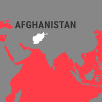 Landkarte Afghanistan